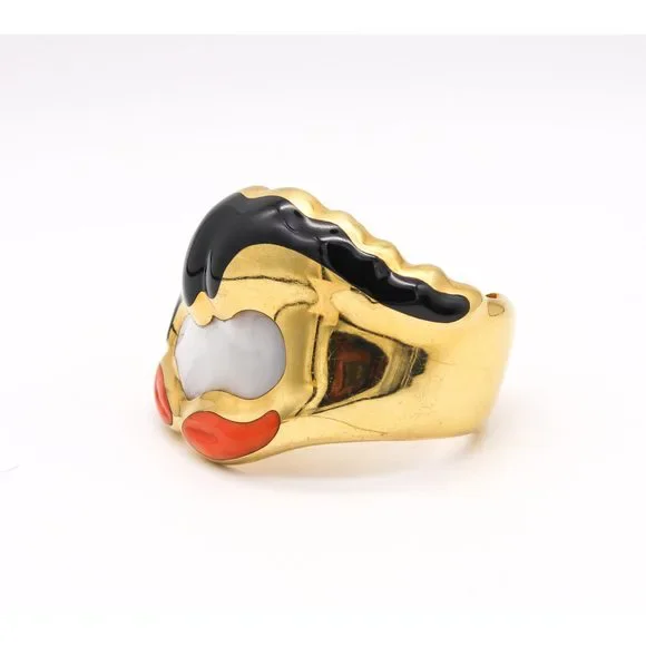 Tiffany & Co. 1977 Elsa Peretti Escorpio Cuff Bracelet 18Kt Yellow Gemstones - Picture 7 of 10